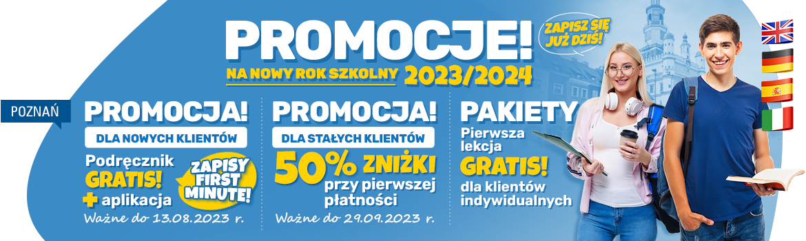 Poznań - Promocje na nowy rok szkolny 2023/2024!